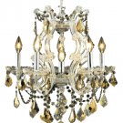 Karla 6-Light 20" Crystal Chandelier 2380D20C-GT-SS