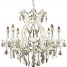 Karla 9-Light 26" Crystal Chandelier 2380D26WH-GT-RC