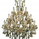 Karla 28-Light 38" Crystal Chandelier 2380D38G-GT-RC