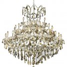 Karla 41-Light 52" Crystal Chandelier 2380G52C-GT-SS