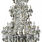 Karla 61-Light 54" Crystal Chandelier 2380G54C-GT-SS