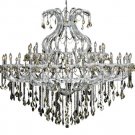 Karla 49-Light 72" Crystal Chandelier 2380G72C-GT-SS