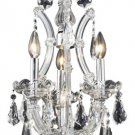 Karla 4-Light 12" Crystal Ceiling Pendant 2381D12C-RC