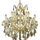Karla 13-Light 27" Crystal Chandelier 2381D27G-GT-SS