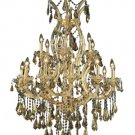 Karla 19-Light 32" Crystal Chandelier 2381D32G-GT-SS