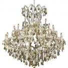 Karla 41-Light 52" Crystal Chandelier 2381G52C-GT-SS