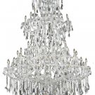 Karla 61-Light 54" Crystal Chandelier 2381G54C-SS