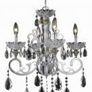 Kerman 4-Light 20" Crystal Chandelier 2406D20C-SA