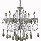 Kerman 6-Light 26" Crystal Chandelier 2406D26C-GT-SS