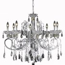 Kerman 8-Light 29.5" Crystal Chandelier 2406D29C-RC