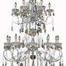 Kerman 16-Light 36" Crystal Chandelier 2406G52C-GT-SS