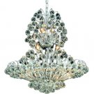 Lynette 14-Light 24" Crystal Chandelier 2472D24C-SA