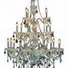 Portier 21-Light 38" Crystal Chandelier 6707G38C-RC