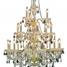Portier 21-Light 38" Crystal Chandelier 6707G38G-RC