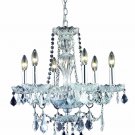 Portier 6-Light 21" Crystal Chandelier 6712D21C-RC
