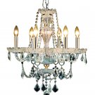Portier 6-Light 21" Crystal Chandelier 6712D21G-RC