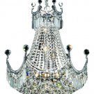 Taillefer 9-Light 20" Crystal Chandelier 7607D20C-RC