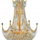 Taillefer 24-Light 30" Crystal Chandelier 7607D30G-RC