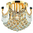 Taillefer 6-Light 16" Crystal Flush Mount 7607F16G-EC