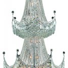 Taillefer 36-Light 36" Crystal Chandelier 7607G36C-SS