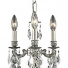 Tempeste 3-Light 10" Crystal Ceiling Pendant 7738D10PW-RC