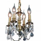 Tempeste 4-Light 10" Crystal Ceiling Pendant 7739D10AB-SA