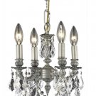 Tempeste 4-Light 10" Crystal Ceiling Pendant 7739D10PW-SA