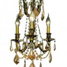 Reynard 3-Light 13" Crystal Ceiling Pendant 7823D13AB-GT-SS