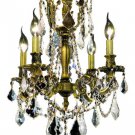 Reynard 4-Light 17" Crystal Chandelier 7824D17AB-SS