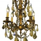 Reynard 4-Light 17" Crystal Chandelier 7824D17FG-GT-RC