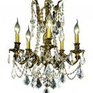 Reynard 5-Light 18" Crystal Chandelier 7825D18AB-SA