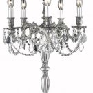 Reynard 5-Light 18" Crystal Table Lamp 7825TL18PW-EC