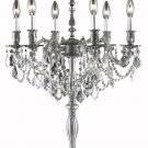 Reynard 6-Light 20" Crystal Table Lamp 7826TL20PW-SS