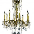 Reynard 8-Light 24" Crystal Chandelier 7827D24AB-SA