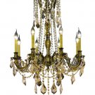 Reynard 8-Light 24" Crystal Chandelier 7827D24AB-GT-RC