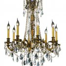 Reynard 8-Light 24" Crystal Chandelier 7827D24FG-SA