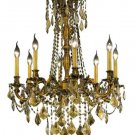 Reynard 8-Light 24" Crystal Chandelier 7827D24FG-GT-RC