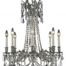 Reynard 8-Light 24" Crystal Chandelier 7827D24PW-RC