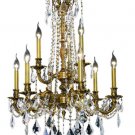 Reynard 9-Light 23" Crystal Chandelier 7828D23FG-SA