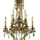 Reynard 9-Light 23" Crystal Chandelier 7828D23FG-GT-SS