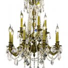 Reynard 12-Light 24" Crystal Chandelier 7832D24AB-EC