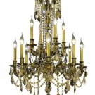 Reynard 12-Light 24" Crystal Chandelier 7832D24AB-GT-RC