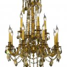 Reynard 12-Light 24" Crystal Chandelier 7832D24FG-GT-RC