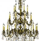Reynard 25-Light 38" Crystal Chandelier 7842G38AB-EC