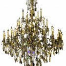 Reynard 45-Light 54" Crystal Chandelier 7859G54AB-GT-SS