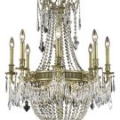 Telfour 12-Light 26" Crystal Chandelier 7916D26FG-SS