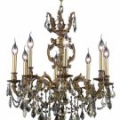 Rowland 8-Light 24" Crystal Chandelier 8082D24FG-GT-RC