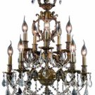 Rowland 10-Light 21" Crystal Chandelier 8084D21AB-EC