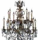 Rowland 16-Light 28" Crystal Chandelier 8089D28AB-EC