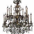 Rowland 16-Light 28" Crystal Chandelier 8089D28AB-GS-RC